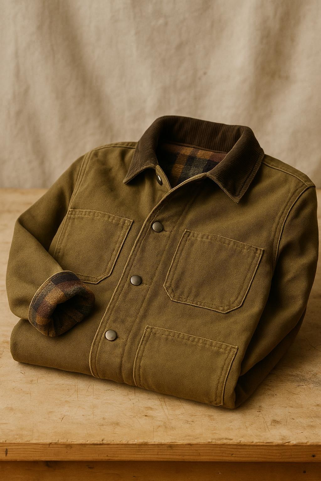 Blanket-Lined Chore Coat